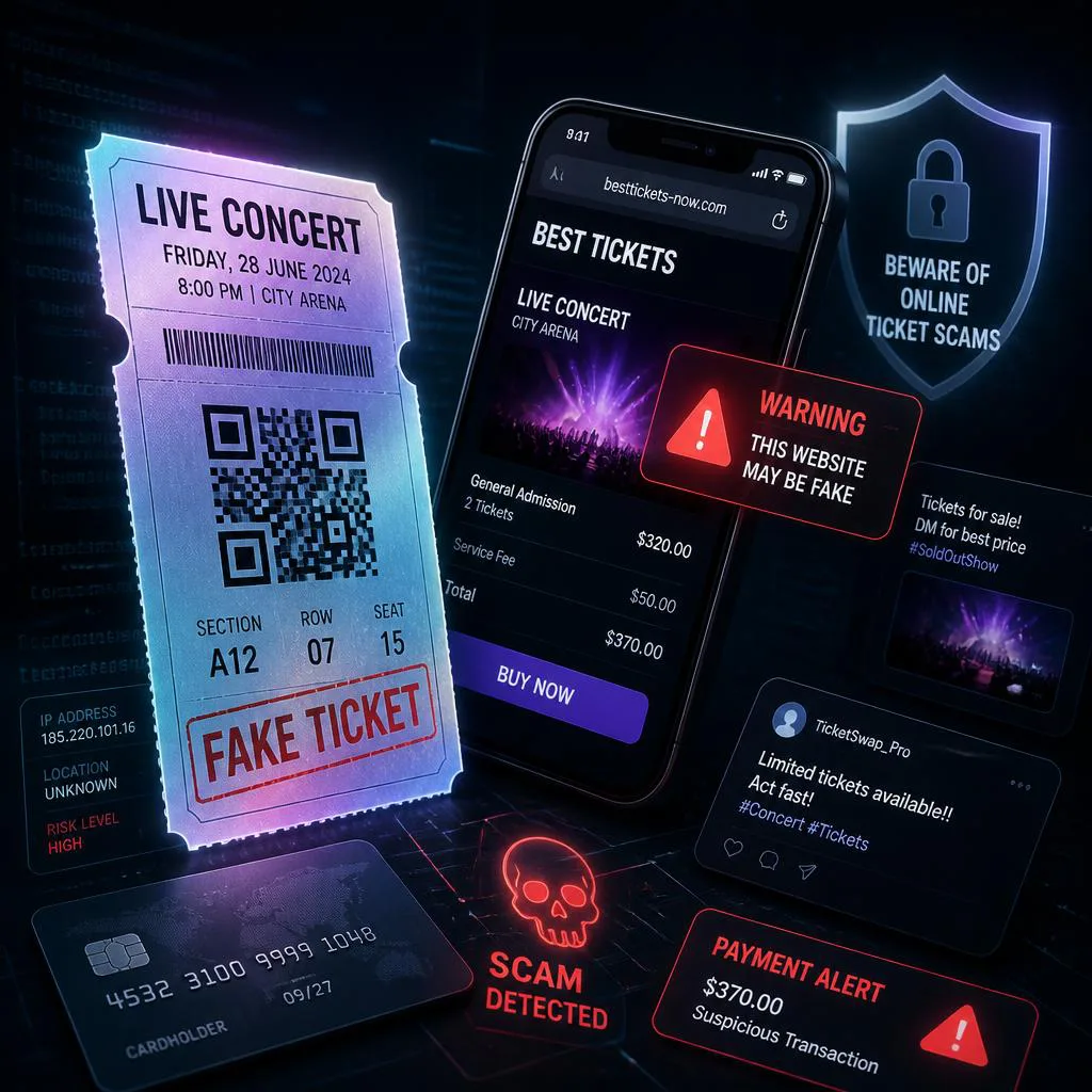 How to Spot Fake Ticket Scams Online Before You Pay